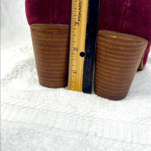 Toms Burgundy Suede Ankle Boots - Picture 5 of 6